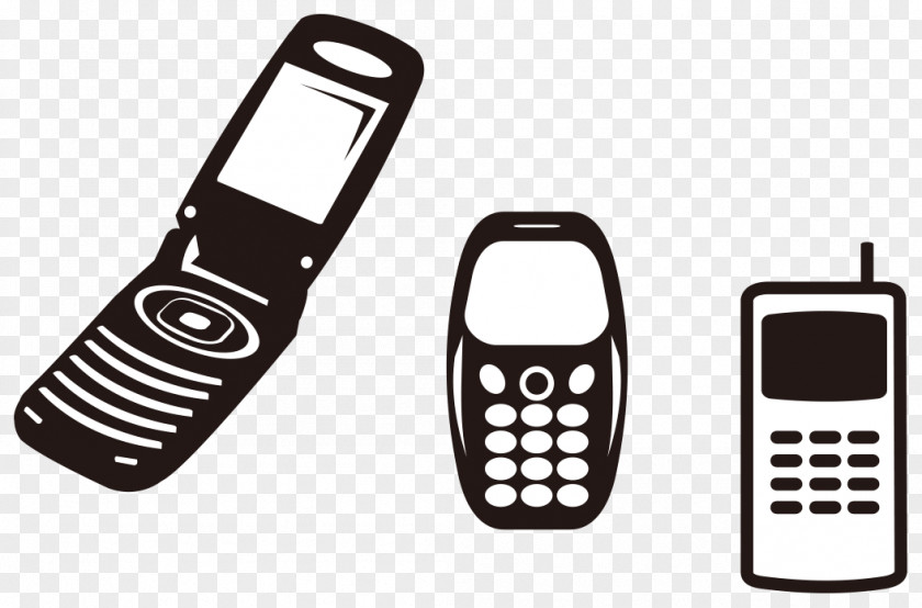 Vector Old Phone Flat Telephone Euclidean Computer File PNG