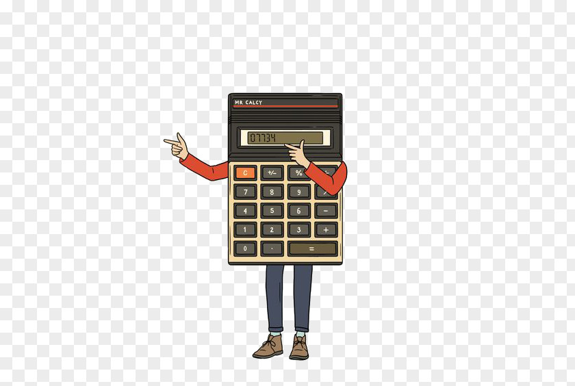 Cartoon Calculator Visual Arts The Digested Read Illustration PNG