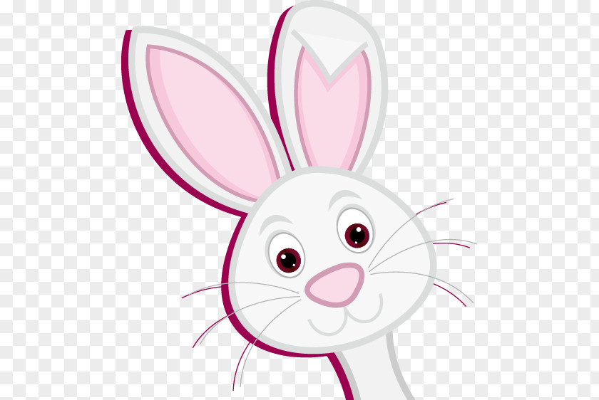 Cute Cartoon Bunny Easter Domestic Rabbit Hare Clip Art PNG