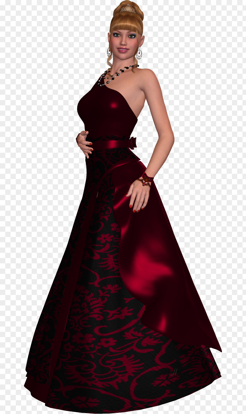 Dress Gown Party Cocktail Satin PNG