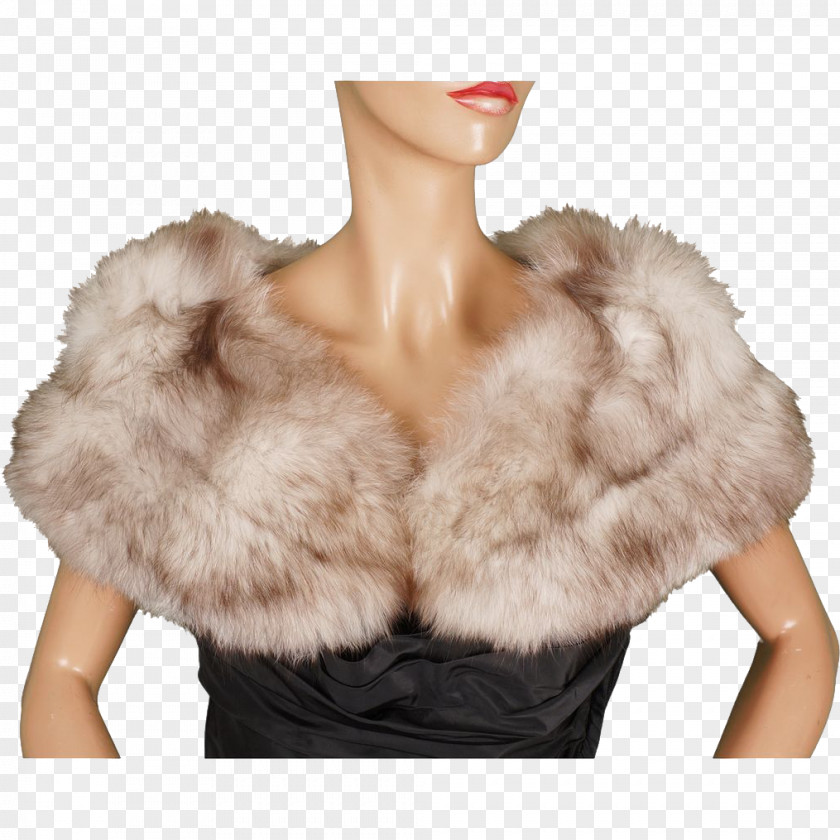 Fox Fur Clothing Marten Vintage PNG