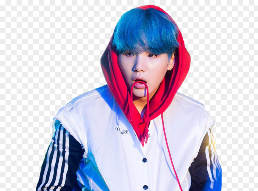 Hair BTS Blue Coloring Blond PNG