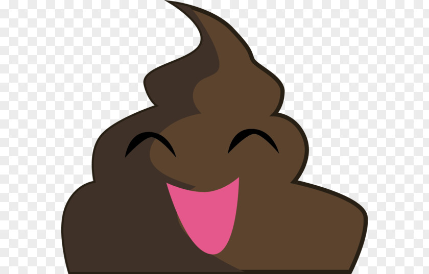 Happy Woman Poop Feces Pile Of Poo Emoji Clip Art PNG