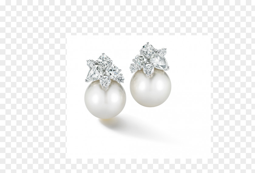 Jewellery Pearl Earring Body Silver PNG