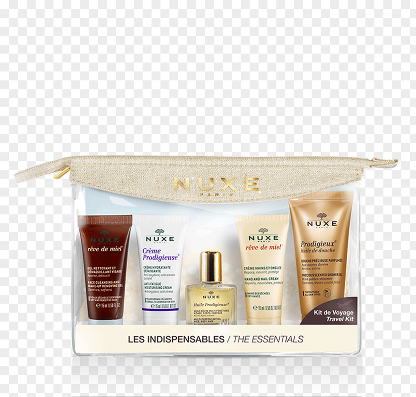 Summer Collection Set NUXE Travel Kit (Worth £15.90) My Dream Gift £24.10) Cosmetics Nuxe The Essentials 85 Ml PNG