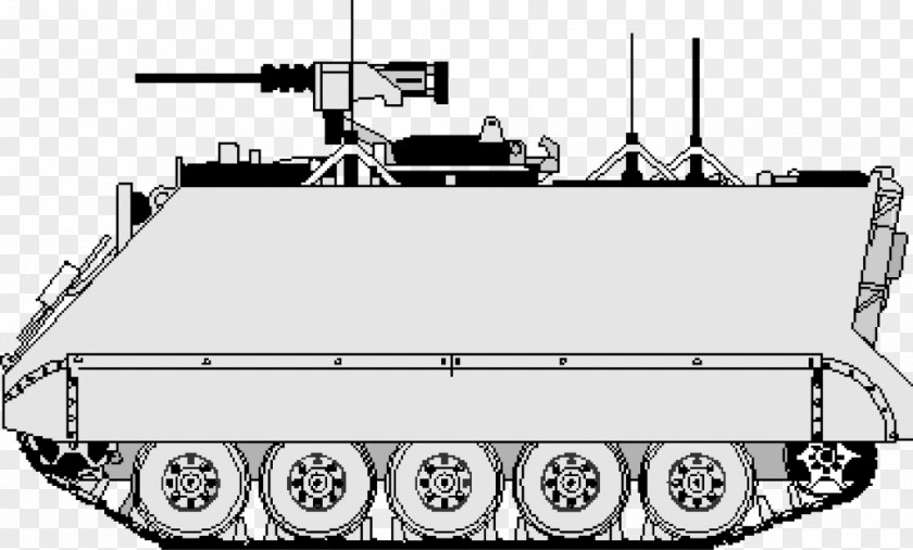 Tank M113 Armored Personnel Carrier Drawing Clip Art PNG
