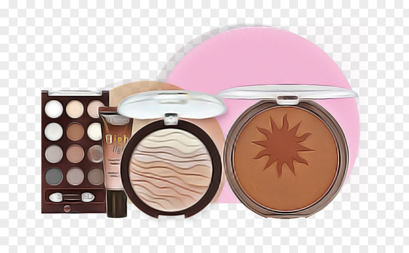 Beige Skin Cosmetics Face Powder Eye Shadow Cheek Beauty PNG