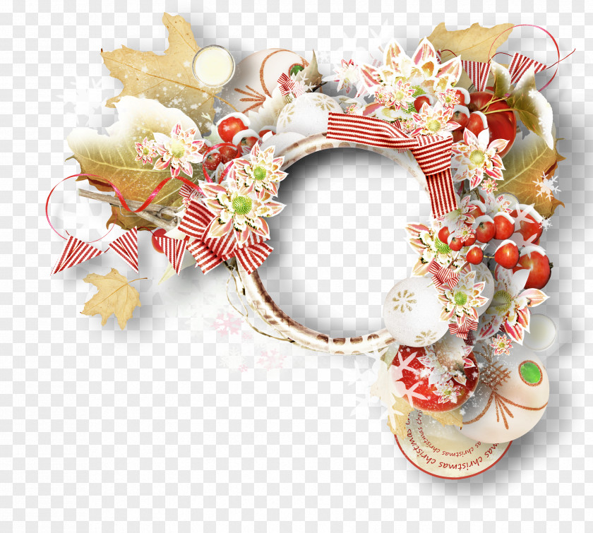 Creative Christmas Frame Picture Digital Photo PNG