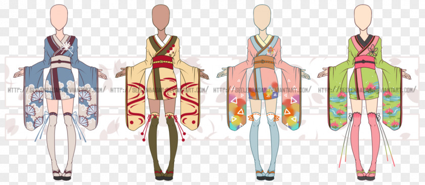 Dress Kimono Clothing Yukata PNG