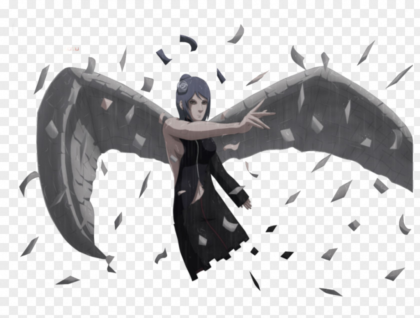 Nuroto Konan Pain Rendering Akatsuki PNG