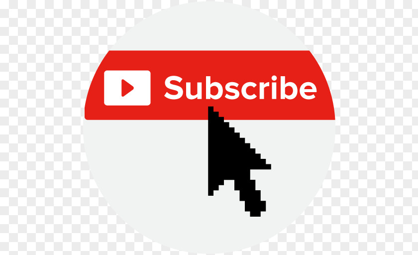 Subscribe YouTube Button Pointer PNG