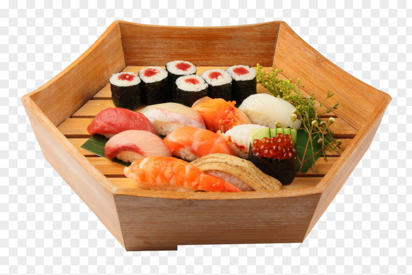 Sushi Platter Japanese Cuisine Food PNG