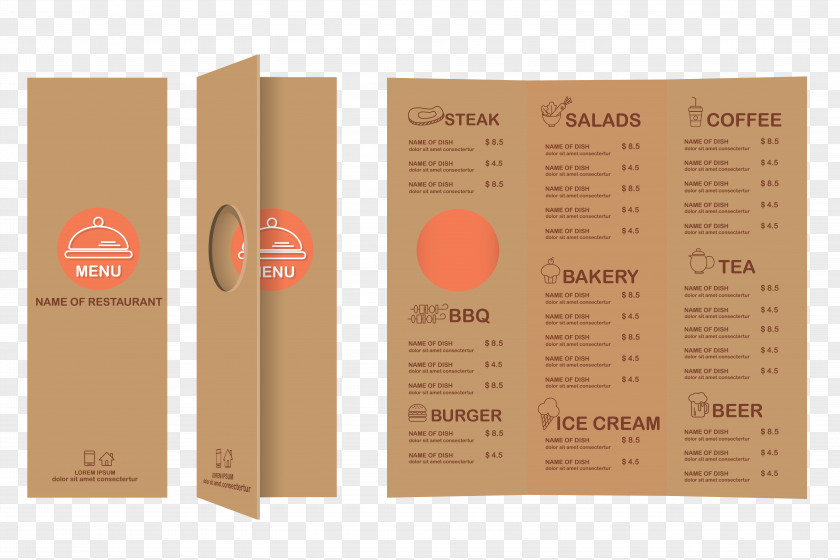 Vector Nostalgic Menu Restaurant Hotel PNG