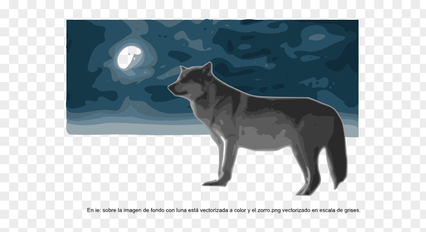 Magzine Gray Wolf Inkscape GIMP Chart PNG