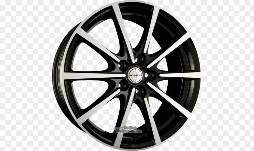 New Glossy Black Car Discount Tire Rim Wheel PNG