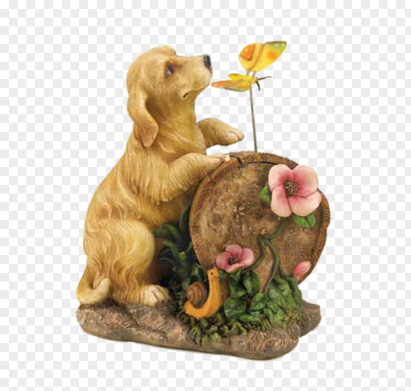 Puppy Butterfly Decoration Dog Statue Figurine Sculpture PNG
