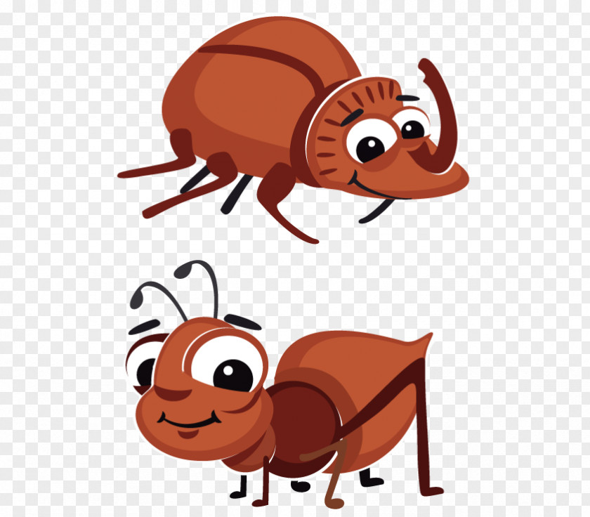 Cartoon Insect Cricket Ant Clip Art PNG