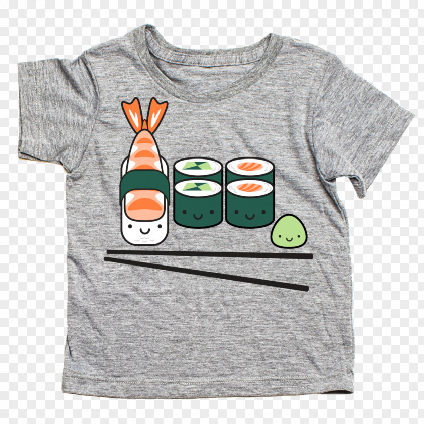 Cute Sushi T-shirt Children's Clothing Sleeve PNG