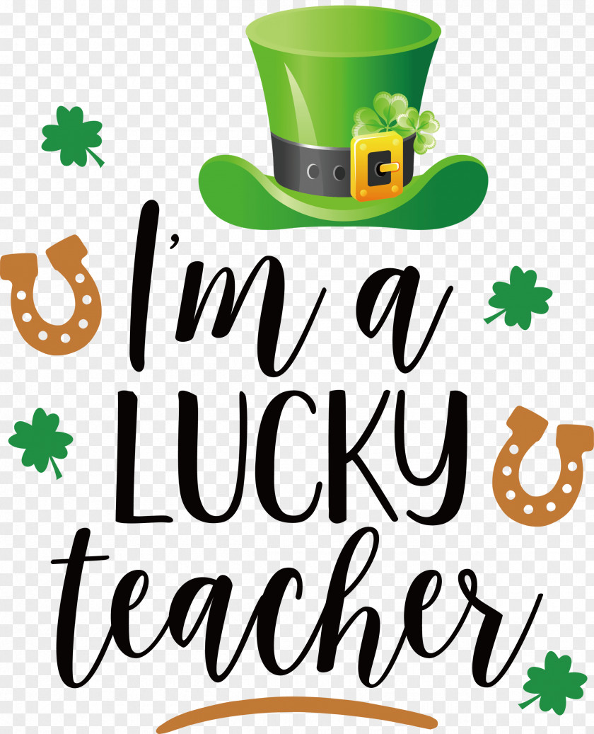 Lucky Teacher Saint Patrick Patricks Day PNG