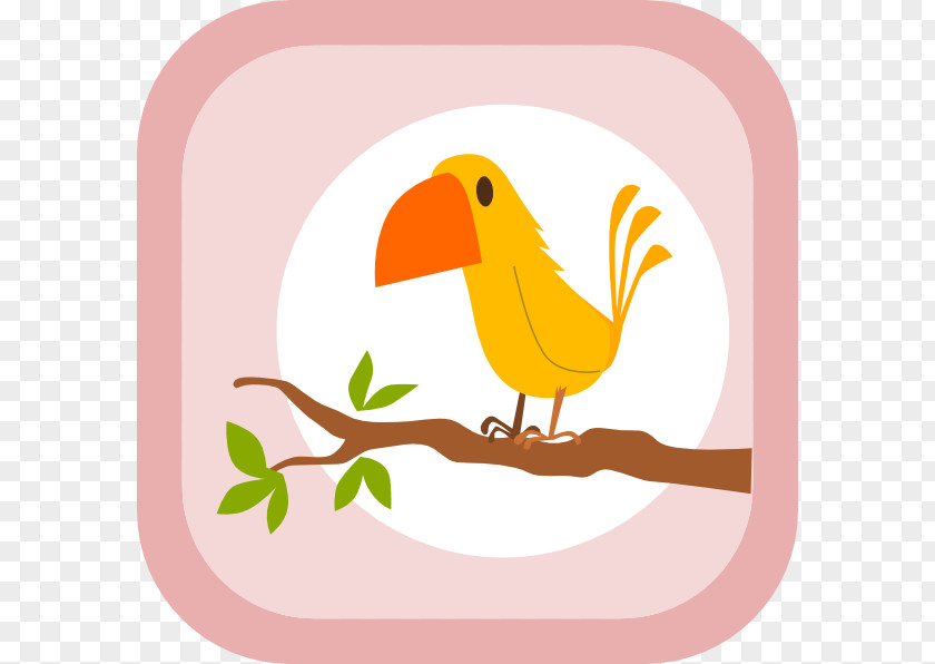 Q Version Of The Small Yellow Duck Bird Clip Art PNG