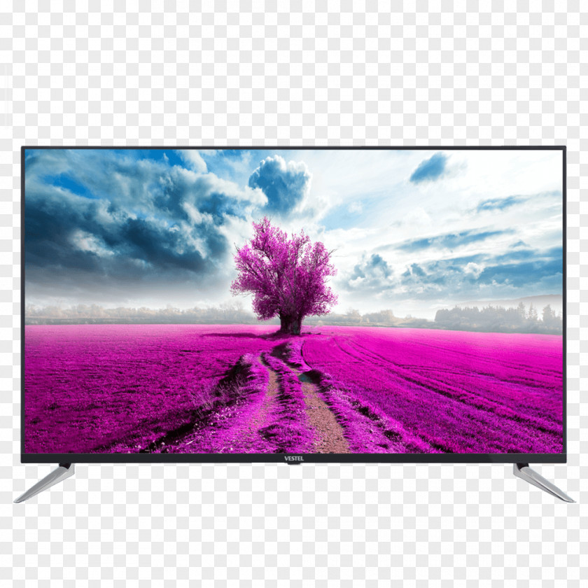 Tv Smart 4K Resolution LED-backlit LCD Ultra-high-definition Television Vestel PNG