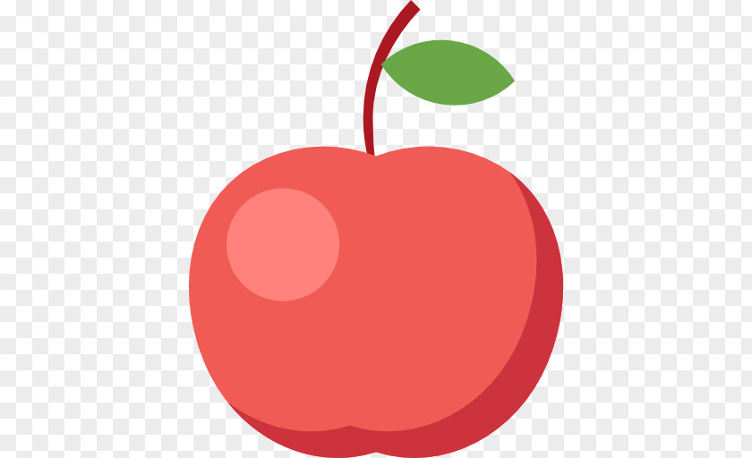 A Red Apple Organic Food Icon PNG