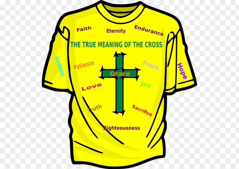 Colored Cross Meanings T-shirt Clip Art Children's Clothing PNG