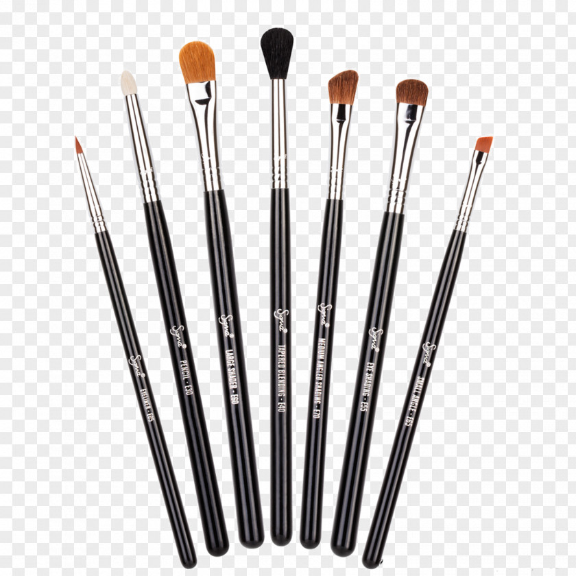 Eye Sigma Basic Eyes Kit Beauty Makeup Brush PNG