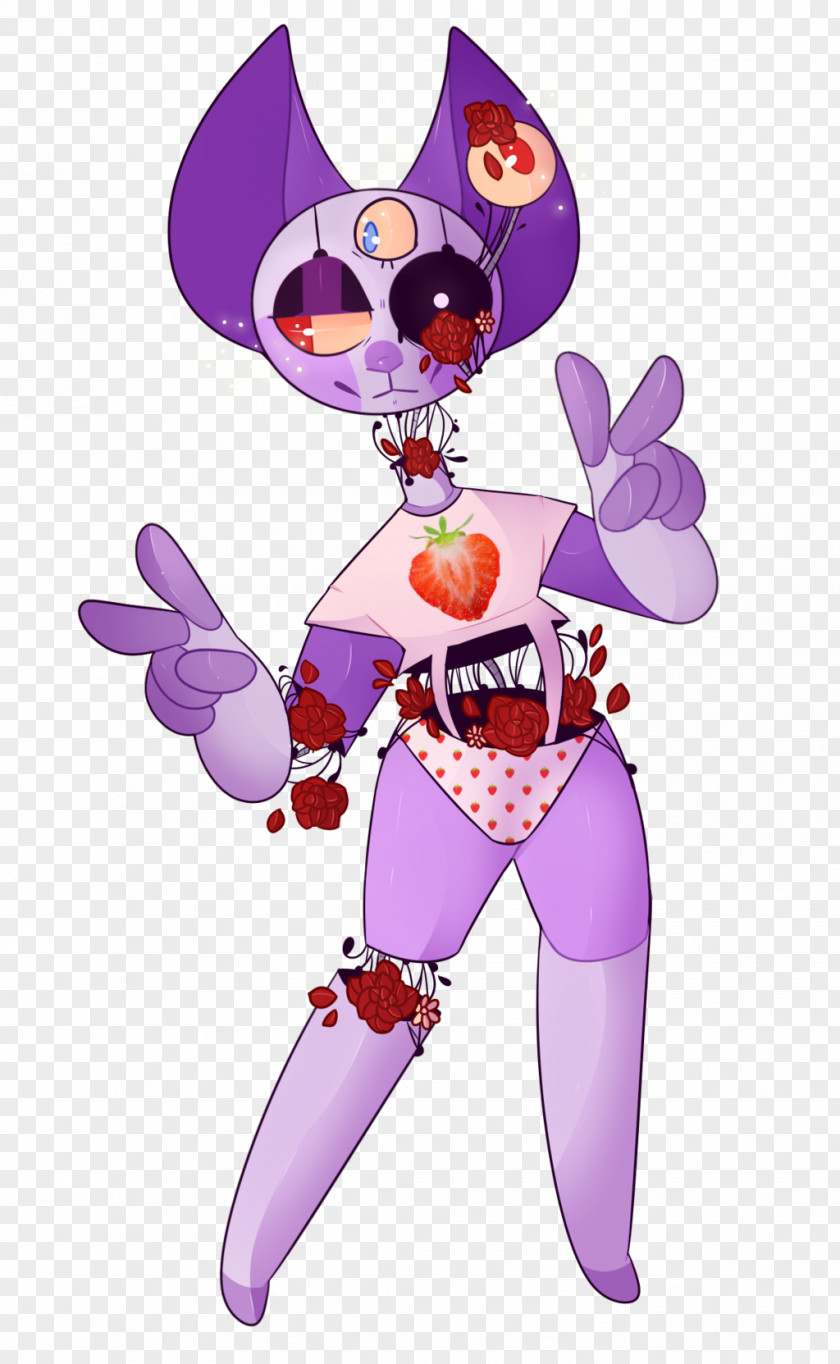 Flower Cartoon Figurine Pink M Character PNG
