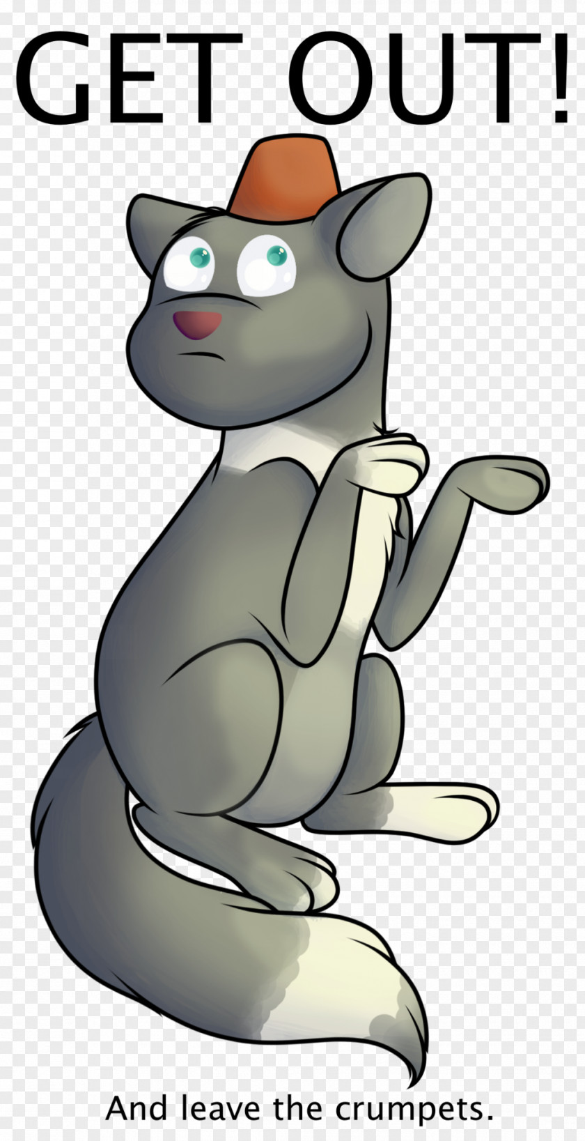 Cat Rodent Character Clip Art PNG