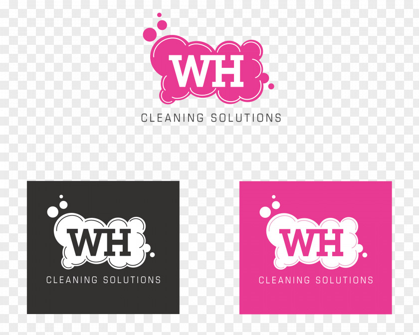 Design Logo Brand Pink M Font PNG