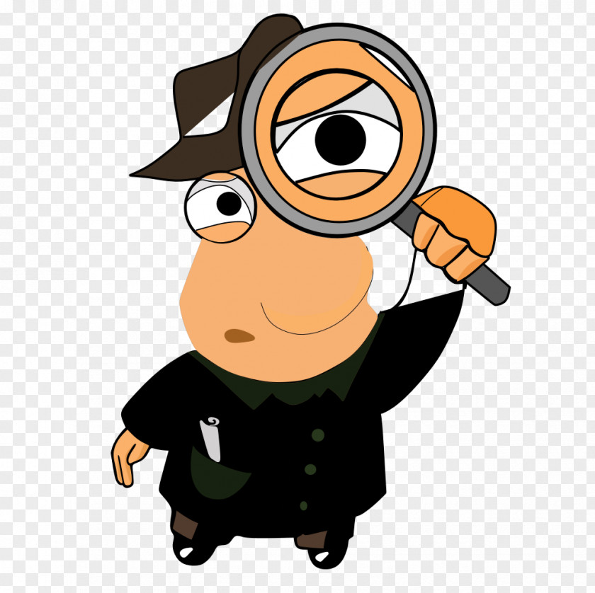 Hypothesis Detective Clip Art Magnifying Glass Image Drawing PNG