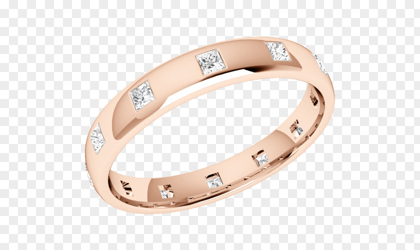 Ladies Diamond Rings 1 Right Wedding Ring Princess Cut Gold PNG