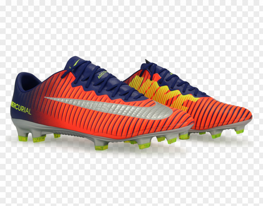 Nike Blue Soccer Ball Field Cleat Sports Shoes Mercurial Vapor Football Boot PNG