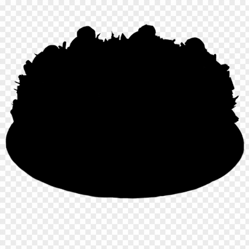 Silhouette Tree Font Black M PNG