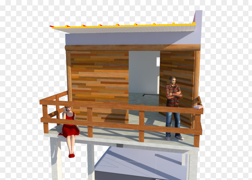 Sob Balcony Wood Parapet Deck Architectural Engineering PNG
