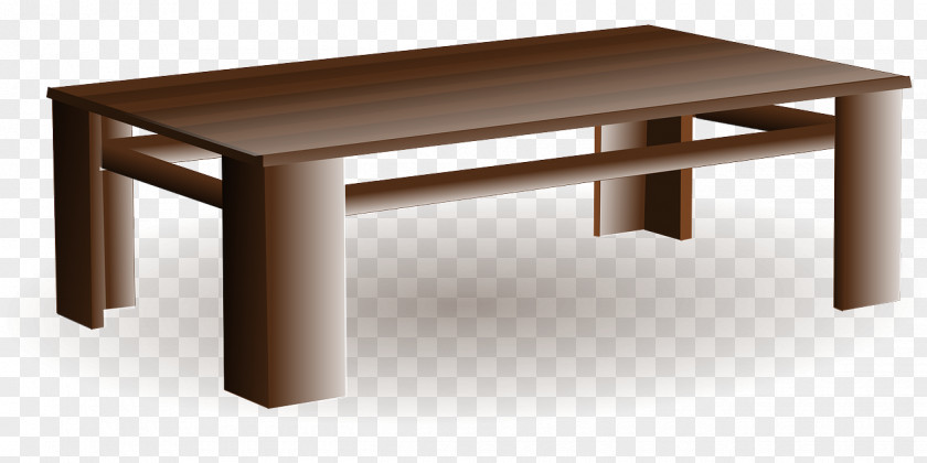 Brown Coffee Table Clip Art PNG