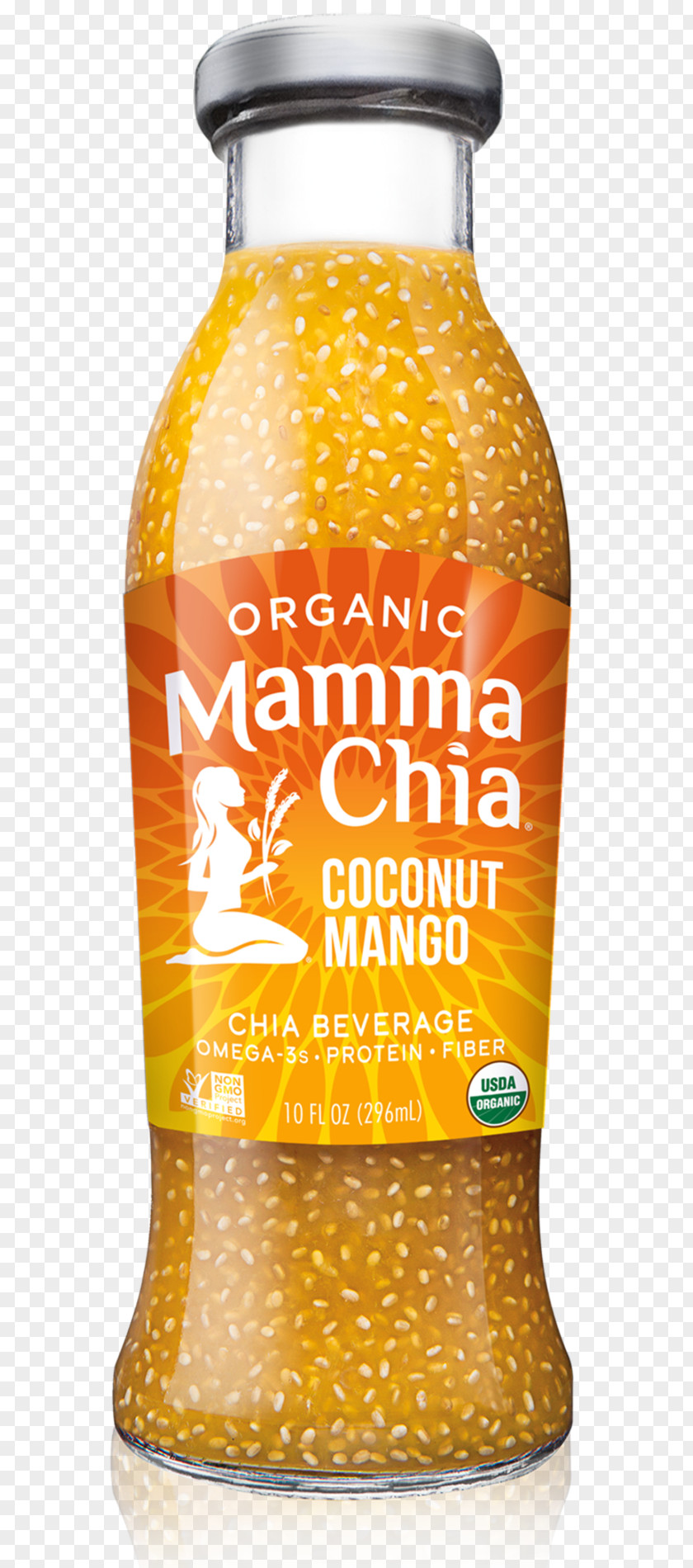 Lemonade Orange Drink Juice Organic Food Chia Seed PNG