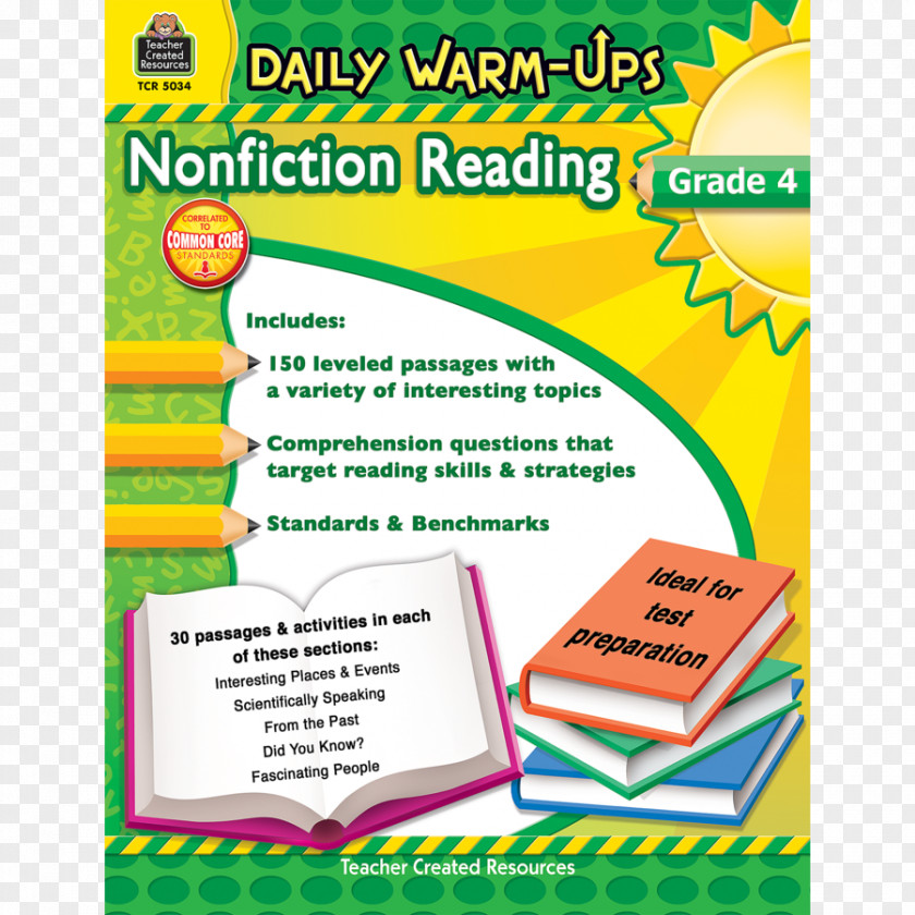 Teacher Daily Warm-Ups: Nonfiction Reading, Grade 4 Warm-Ups Reading 2 Grd 6 Problem Solving Math Non-fiction PNG