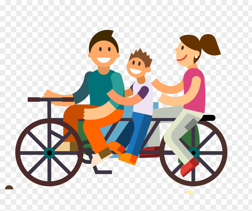 Vector Character Material Parenting Education Cycling Family Cinderella Carriage Appliquxe9 Machine Embroidery PNG