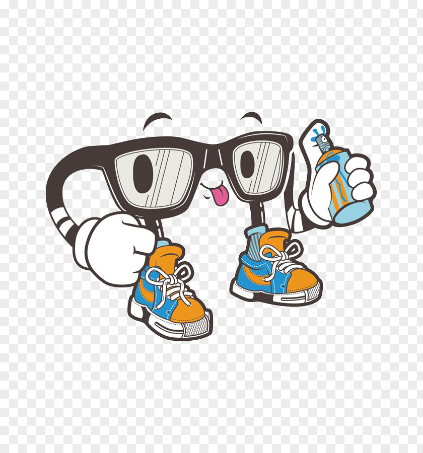 Cartoon Robot Glasses Clip Art PNG