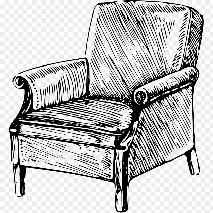 Chair Drawing Living Room Table PNG