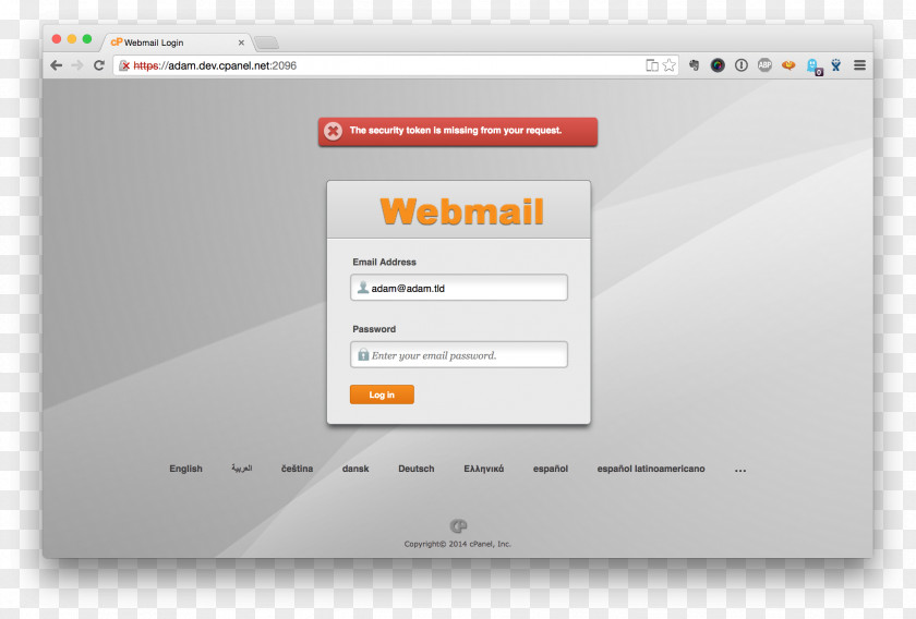 Email Webmail CPanel User PNG