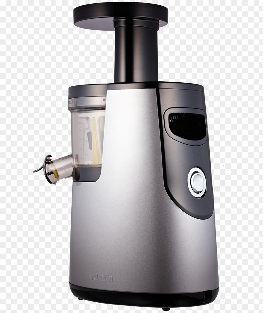 Juice Hurom Hu 700 Slow Juicer HH Series In Silver Chrome HE 150W Red HE-DBG04 White PNG