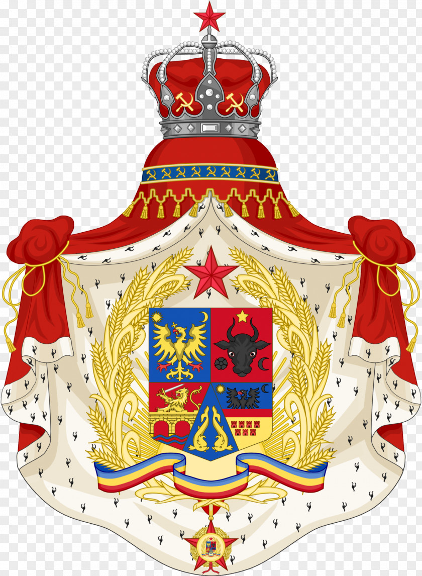 Kim Jong-il Socialist Republic Of Romania Kingdom Coat Arms State PNG