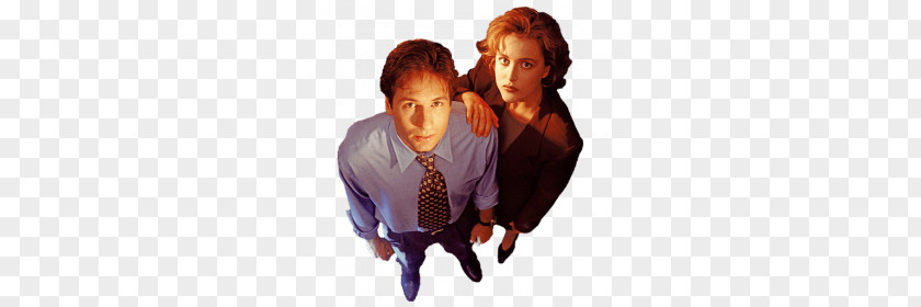 Mulder And Scully PNG and Scully, men's blue dress shirt black pants clipart PNG