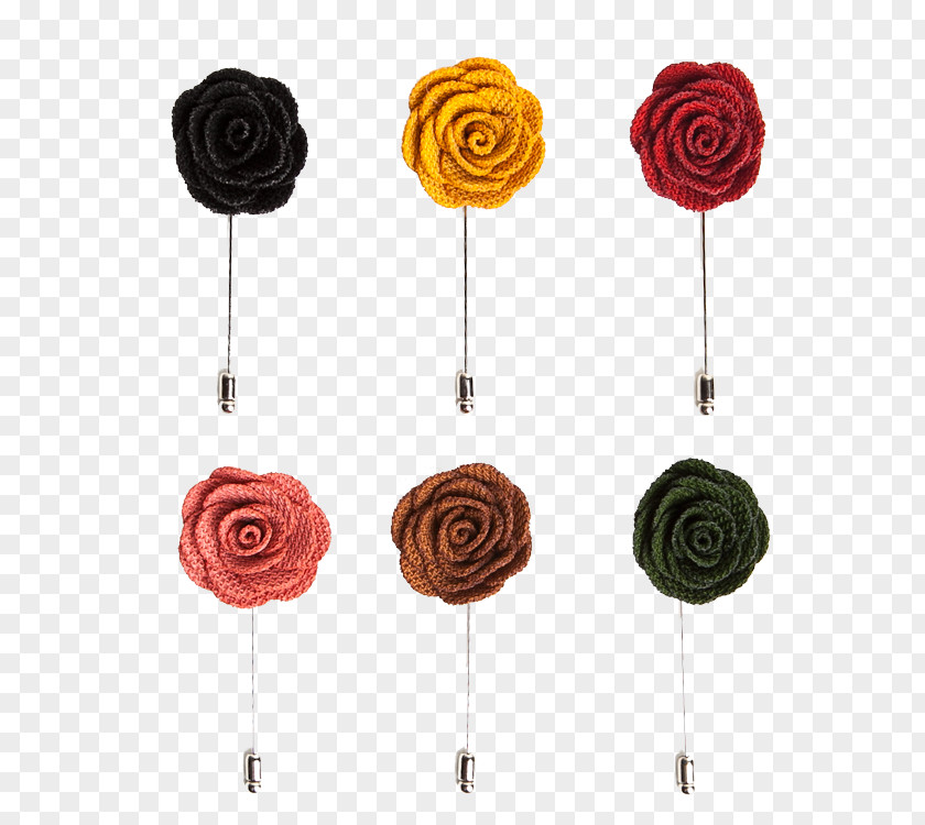 Pin Garden Roses Lapel Suit PNG