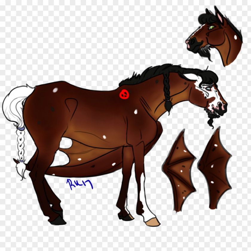 Realistic Vampire Bat Drawings Rein Mustang Horse Harnesses Mare Stallion PNG