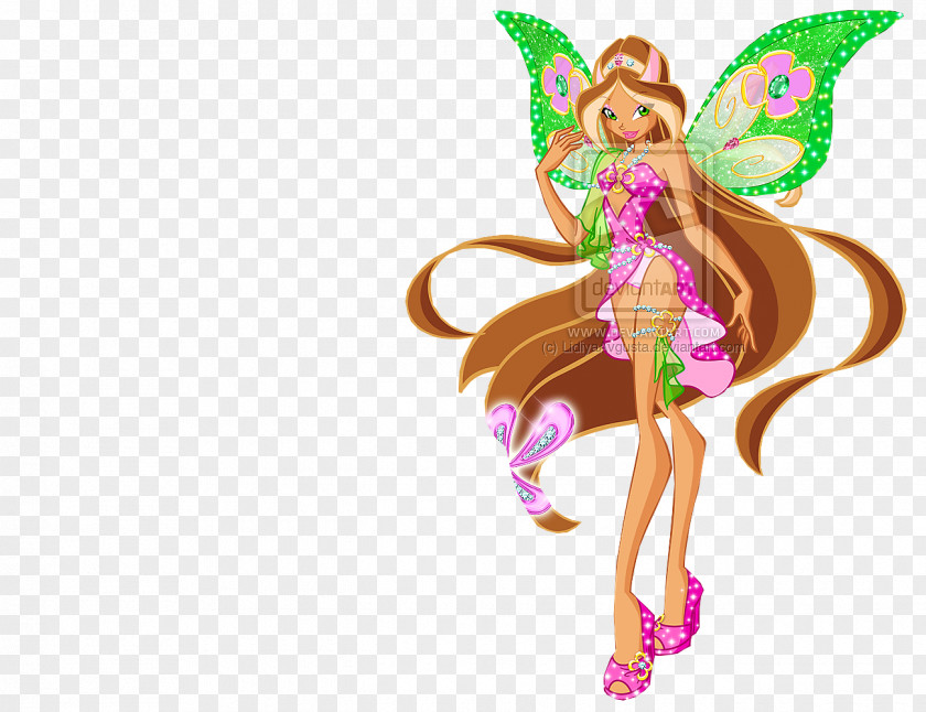 Season 7Flora Fairy Flora Bloom Illustration Winx Club PNG