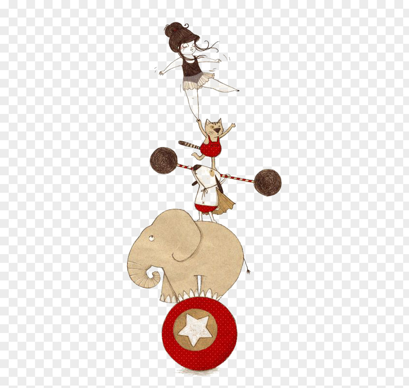 Circus Drawing Illustration PNG